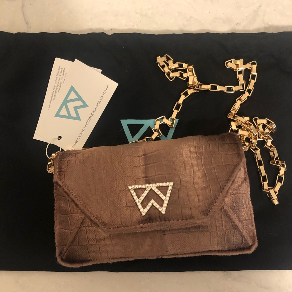 Kelly Wynne Brilliant Blitzen Velvet Handbag